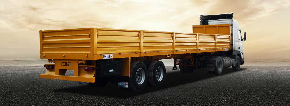 SEMIRREMOLQUE DE PLATAFORMA PLANA DE 2 EJES