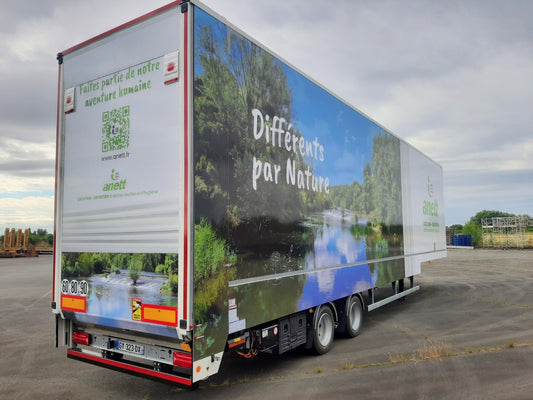 SEMIRREMOLQUE FURGONETA DE DOS PISOS