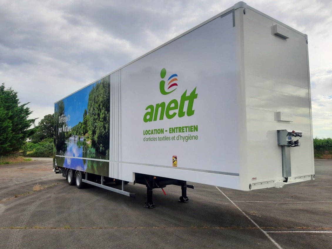 SEMIRREMOLQUE FURGONETA DE DOS PISOS