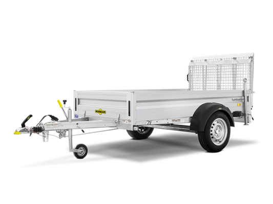 Remolque monoeje fijo o basculante 2,58 m / 1,30 m